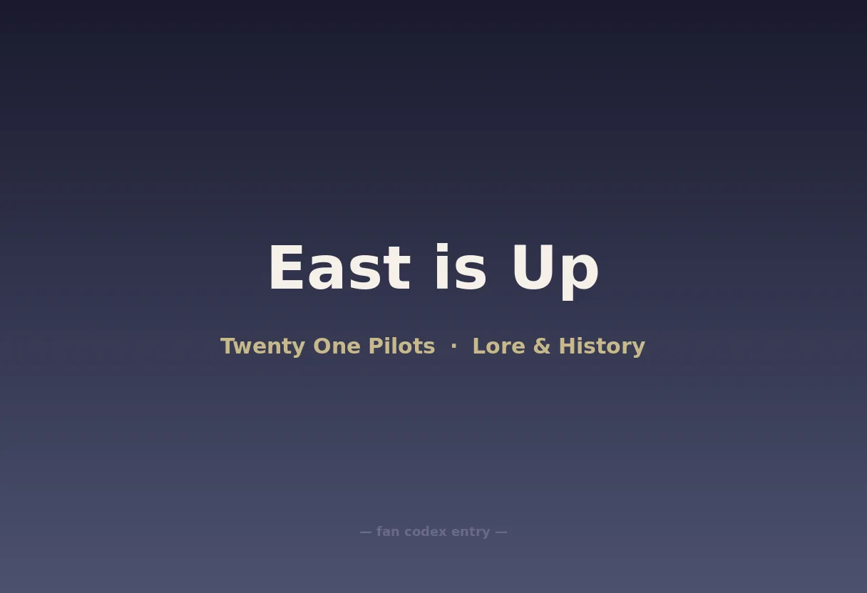 East is Up