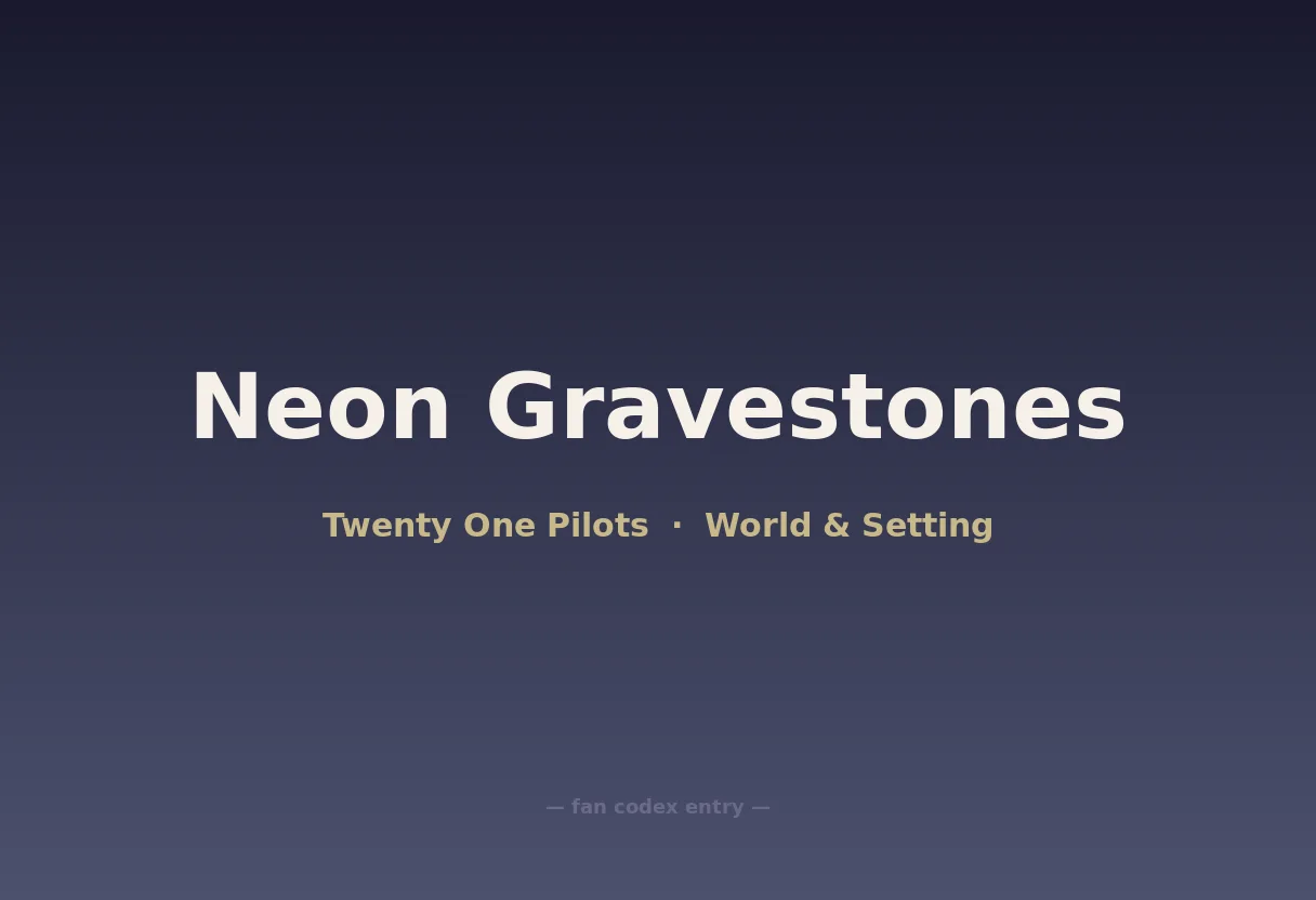 Neon Gravestones